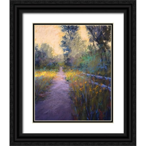 Gos, Alejandra 15x18 Black Ornate Wood Framed with Double Matting Museum Art Print Titled - Its the Glow