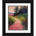 thumbnail image 1 of Gos, Alejandra 20x24 Black Ornate Wood Framed with Double Matting Museum Art Print Titled - Magenta, 1 of 4