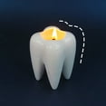 Goseagotofun Candle Holders Metal Denture Must Fire Large Tooth Model