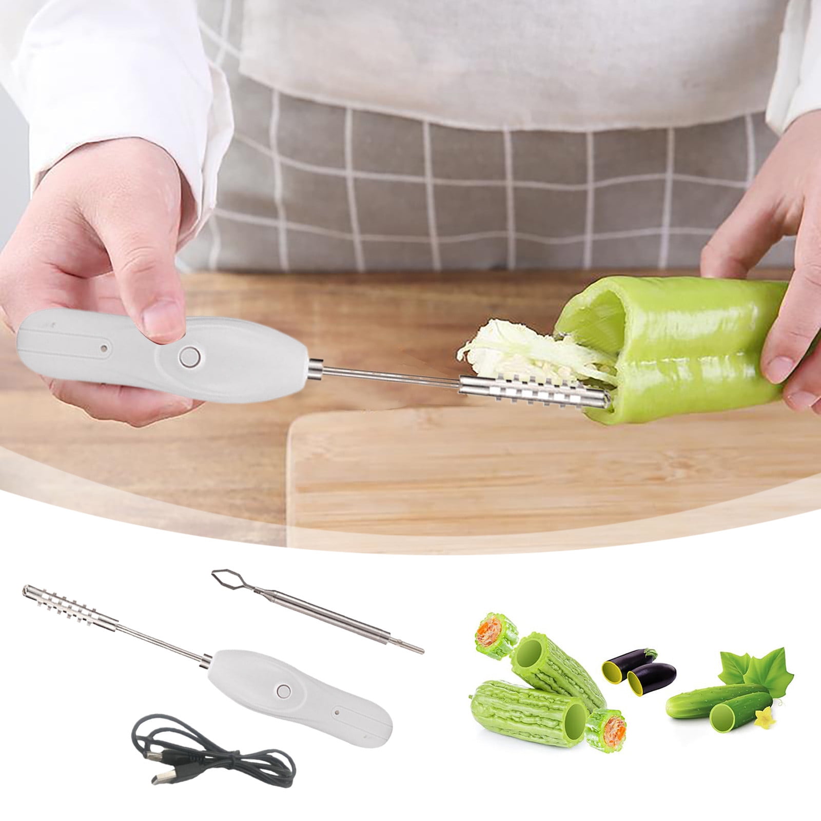 Goseagotofun Egg Cooker Stainless Steel Vegetable Corer Multifunctional