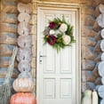 Goseagotofun for Front Door outside Year round Rose Flower Garland Rose Flowers And Garland