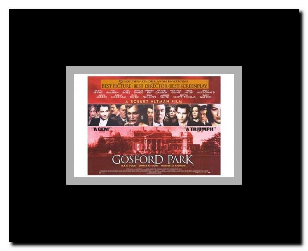 Gosford Park Framed Movie Poster