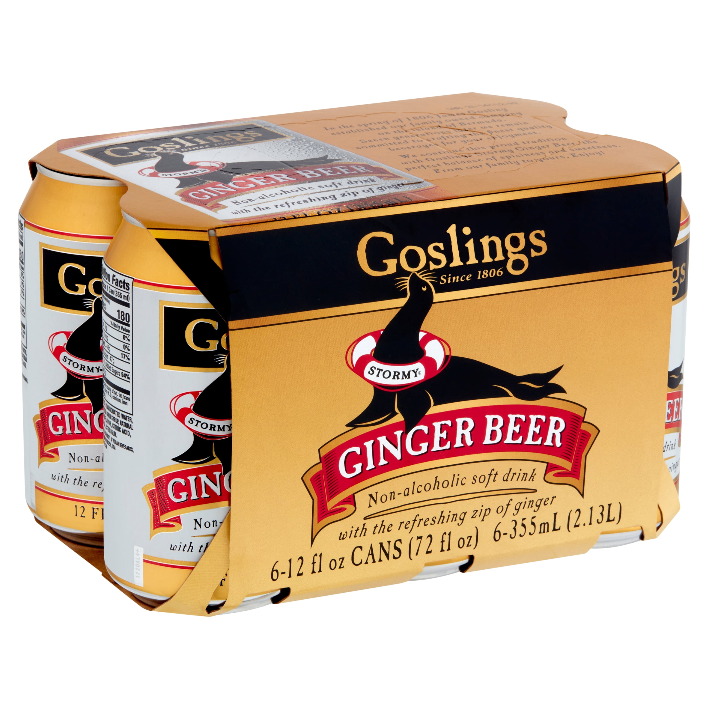 Gosling Stormy Ginger Beer Cocktail Mixer, 12 Fl Oz
