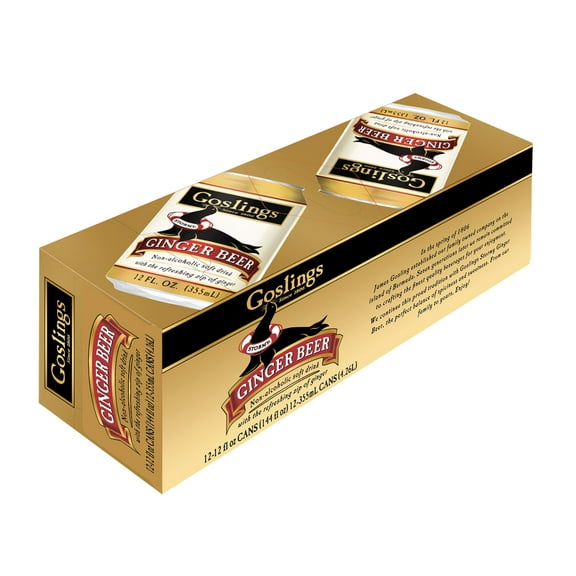 Goslings Stormy Ginger Beer Cocktail Mixer, 12-12 fl. oz. Cans