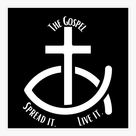 Gospel Spread It Live It Sticker