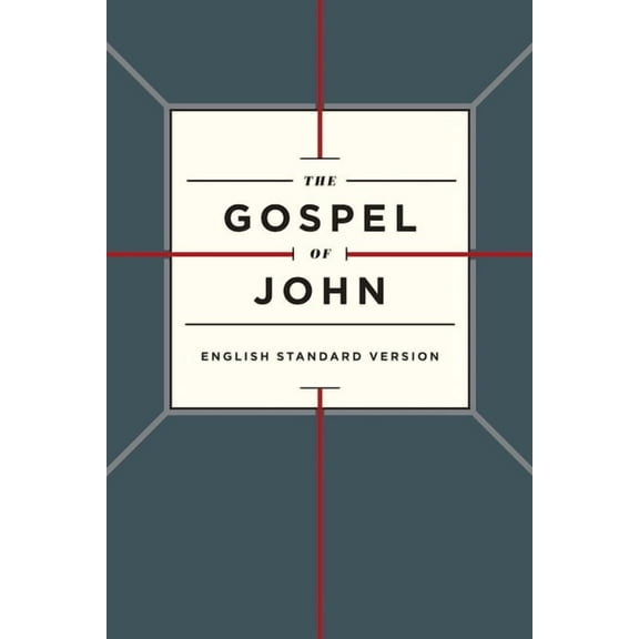 Esv Gospel Of John-Cross Design Softcover