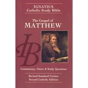 Gospel of Matthew Ignatius Study Bible Paperback by Scott Hahn, Curtis Mitch, Dennis Walters