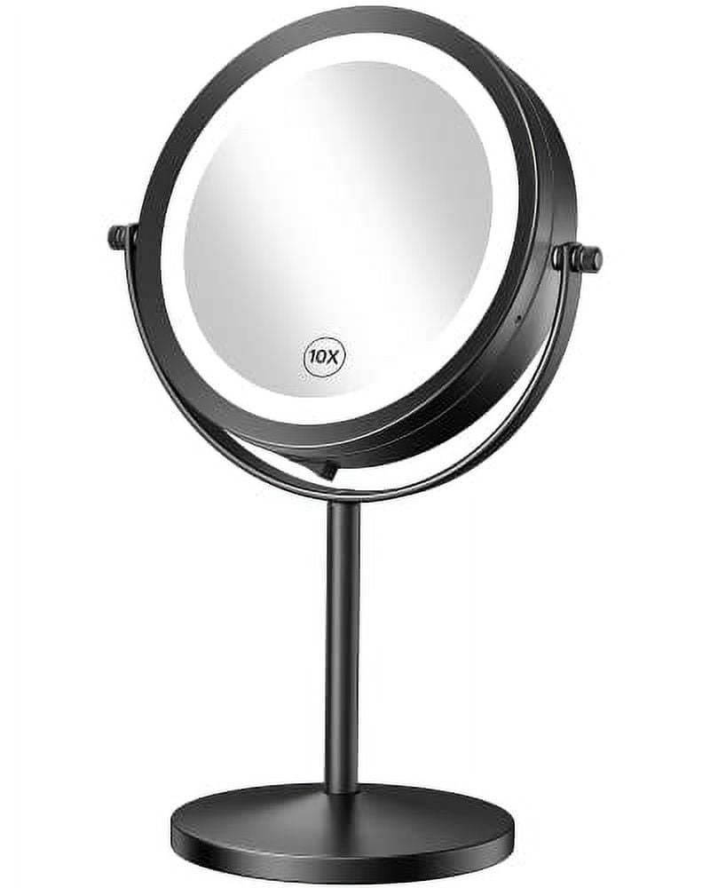 Gospire Lighted Makeup Mirror, .. 1X/10X Magnifying LED Vanity ...