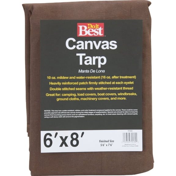 Gosport Mfg. Do it Best Canvas Tarp - Single Pack