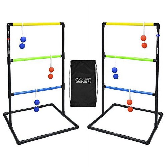 Gosports Indoor Outdoor Ladder Toss Game Set With 6 Rubber Bolos