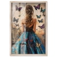 thumbnail image 1 of Gossamer Gown Shadowbox Print Fashion Wall Decor by Art Remedy, Blonde Frame, 16 x 24, 1 of 7
