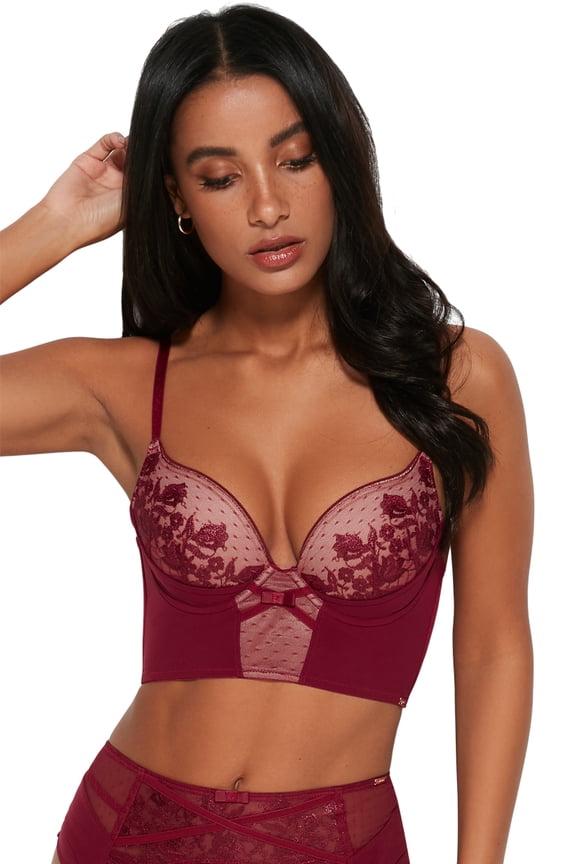 VIP Romanchic Padded Longline Bra 16008