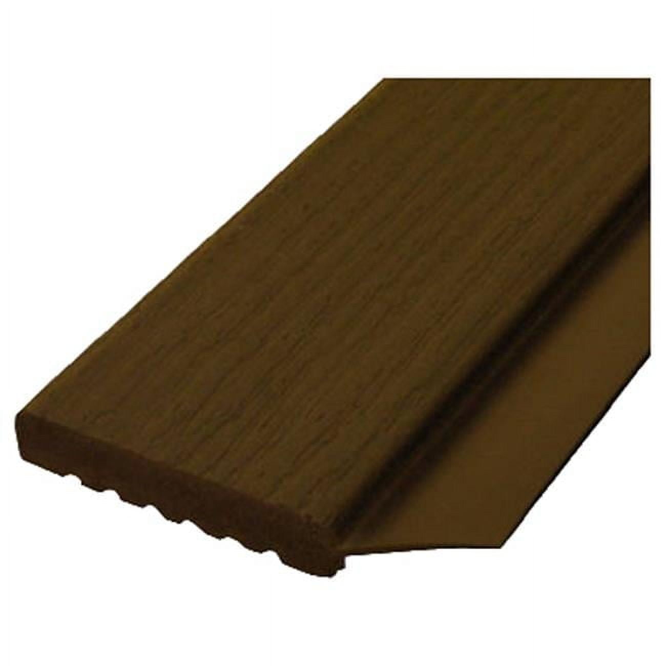 Gossen 236007707 7 ft. PVC Garage Door Weatherstripping- Brown