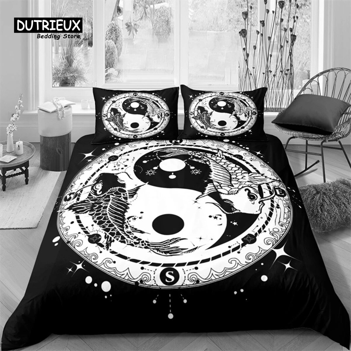 Psychedelic Print Pattern Duvet Cover Bedding Set
