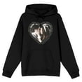 thumbnail image 1 of Gossip Girl Chuck and Blair Kiss Men's Black Sweatshirt-4XL, 1 of 5