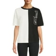thumbnail image 1 of Gossip Girl Women's Graphic Top with Short Sleeves, 1 of 5