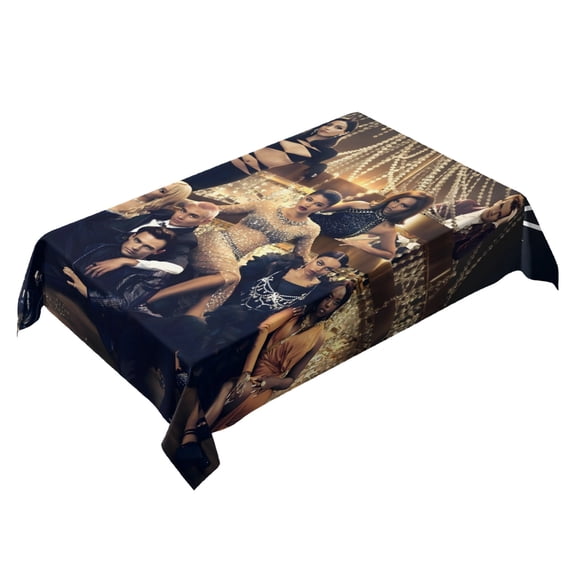 Gossip Girl-theme square tablecloth has an iconic print, fits most tables, and is easy to care for perfect gifts for fans friends and family60" x 87"152*220cm