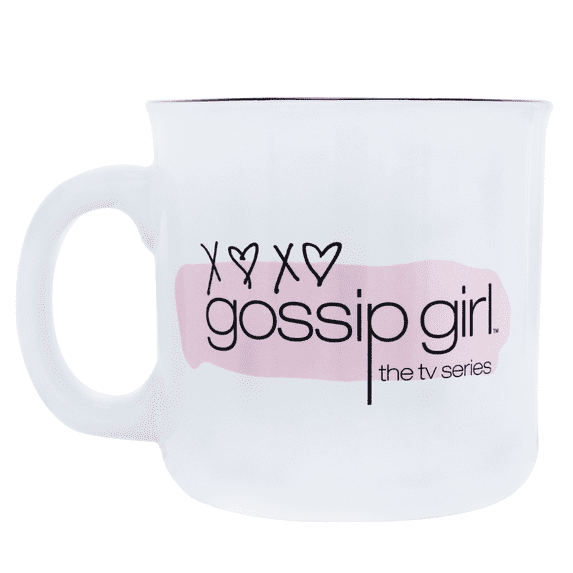 Gossip Girls Know You Love Me Silver Buffalo Ceramic Camper Mug, 20oz