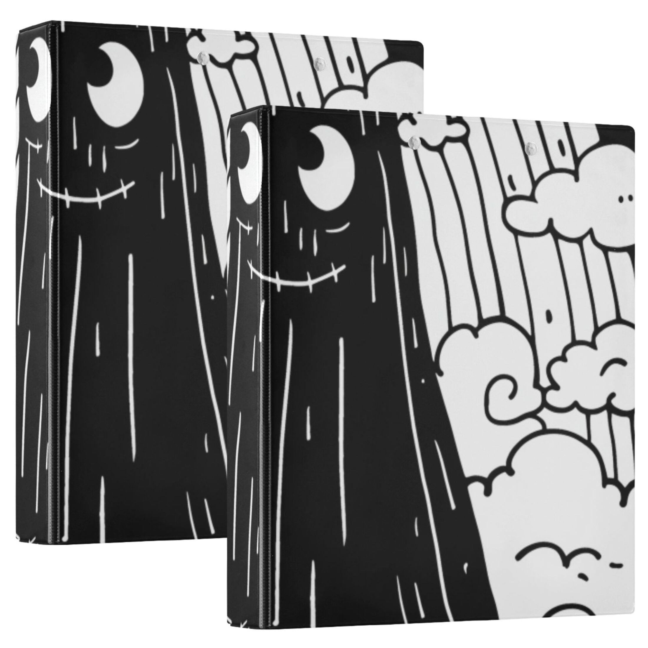 Gost Kids 3 Ring Binders 1.5 inch Hardcover File Folders with Interior Pockets A4 Size Organizer for School Office Hospital