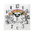 thumbnail image 1 of Gost Skeleton Rainbow Wall Clock Decorative Square Silent Non-Ticking Operated Clocks Aesthetic for Bedroom Living Room, 1 of 8