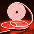 thumbnail image 1 of Gostoto 12V DC 1/3/5/10M Strip Silicone LED Neon Rope Flexible Light Power Adapter Chooseable Touch Switch Dimmable LED Neon Strip Light for Neon Signs Bedroom Indoors Outdoors Home Garden Decor, 1 of 5