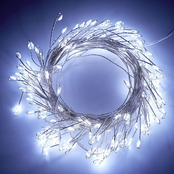 Gostoto 3M/6M 100/200LED Firecracker Fairy String Lights USB Operated Dimmable Timer Christmas Lights for Home Wedding Party Garden Festival Decoration