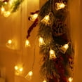 thumbnail image 1 of Gostoto 4.9FT 10LEDs 9.8FT 20LEDs Globe Star Strawberry Xmas Jingle Bell String Lights, Fairy Lights for Christmas Garden Patio Bedroom Party Decor, 1 of 5