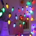 thumbnail image 1 of Gostoto 4.9FT 10LEDs 9.8FT 20LEDs Globe Star Strawberry Xmas Jingle Bell String Lights, Fairy Lights for Christmas Garden Patio Bedroom Party Decor, 1 of 5
