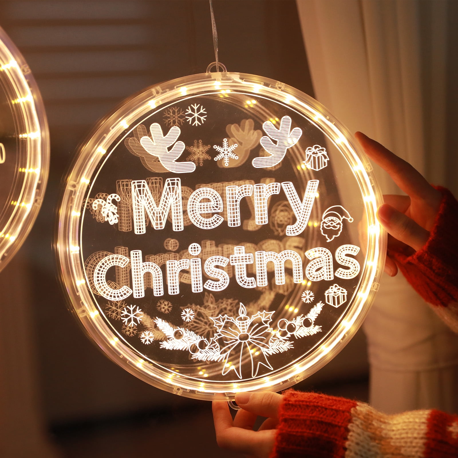 Window Tree Light Gostoto Christmas Window Lights for Windows Outdoor Indoor Decor ...
