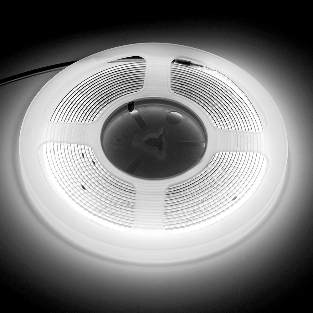 Gostoto DC Plug COB LED Strip Light 15M Uniform Glow COB Bendable Tape