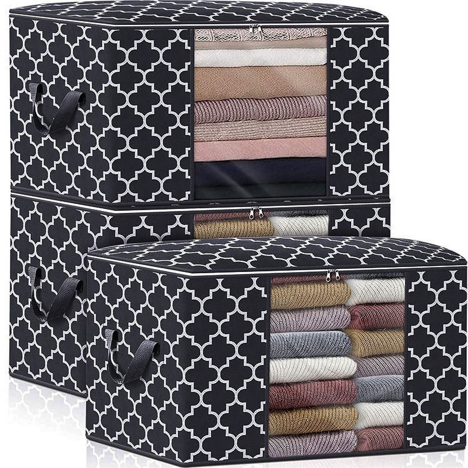 Gostoto Foldable Large Storage Bags,Clothes Organization Storage