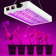 thumbnail image 1 of Gostoto Full Spectrum LED Grow Panel Light with Adjustable Rope Hanger Chain Dual Chip Design Double Switch Grow LED Plant Growing Lamps for Indoor Plants Veg and Flower, 1 of 10