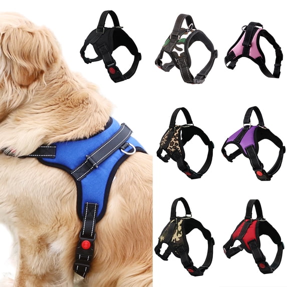 Gostoto Pet Dog Adjustable Walking Harness Saddle Harness for Medium And Large Dog Pet Explosion-Proof Dog Supplies