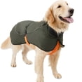 thumbnail image 1 of Gostoto Pet Dog Winter Waterproof Quilted Thickened Jacket Dog Clothes with Reflective Brim Outdoor Thermal Jacket Pet Clothes for Small Medium Pet Dog, 1 of 7