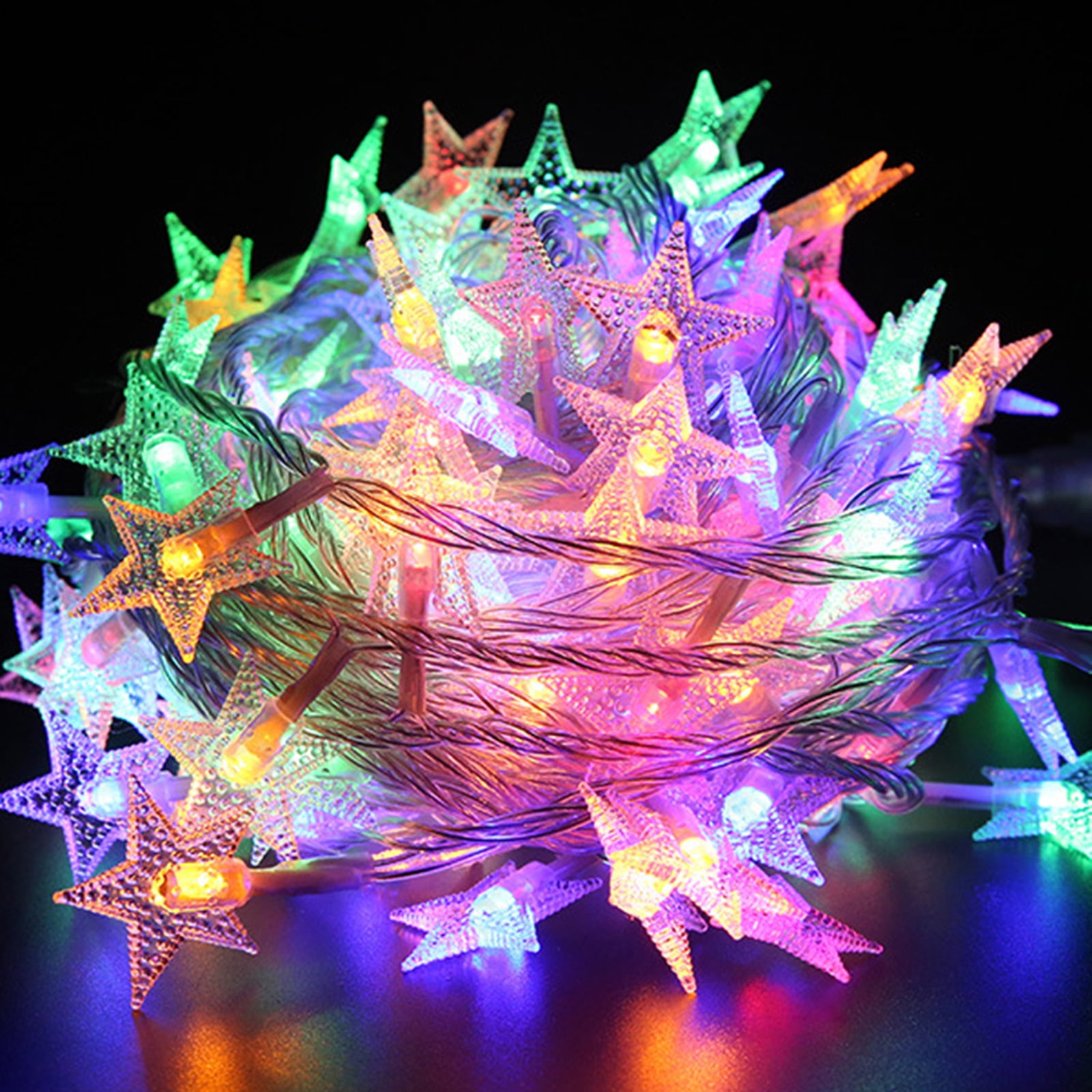 Gostoto USB Battery Operated LED Twinkle Fairy LED Star String Lights ...