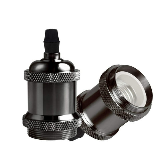 Gostoto Vintage Lamp Holder Fitting Kit, Stand Screw Light Bulb Edison Lamp Socket