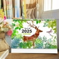 Gosuguu 2025 Monthly Desk Calendar, Countdown Calendar for School 2025 Yearly Calendar With Notes Section 4
