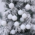thumbnail image 1 of Gosuguu 6-Inch Flocked Velvet Christmas Ball Ornaments with Hooks, 12-Pack Multicolor Holiday Decor for Tree Window and Home, 1 of 6