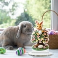 thumbnail image 1 of Gosuguu Acrylic Easter Bunny Egg Hollow Out Ornament for Holiday Tabletop Decoration, 1 of 5
