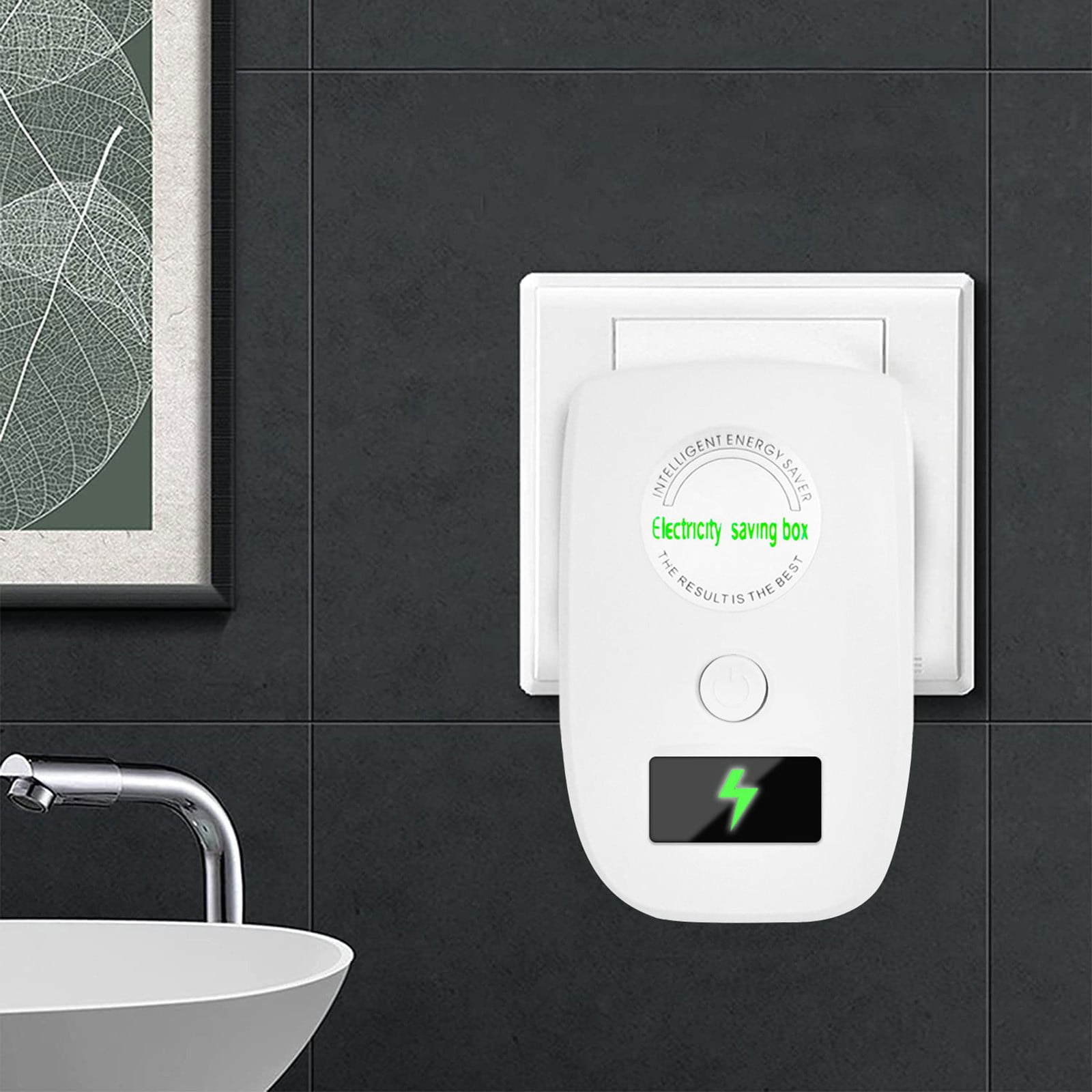 Gosuguu Household Energy Saver Device, High Efficiency Intelligent Voltage Stabilizer, Energy Saving Appliance for Home Electric Bill Reduction