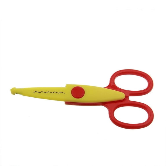 Gosuguu Decorative Edge Scissors Set with Six Pattern Blades for Paper Crafting and Scrapbooking