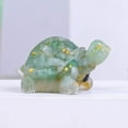 thumbnail image 1 of Gosuguu Hand Carved Amethyst Crystal Turtle Figurine Natural Stone Pocket Sculpture Paperweight Home Decor, 1 of 5