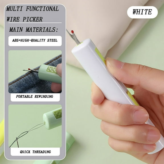 Gosuguu Manual Sewing Threader Tool with Retractable Needle for Easy Home Use