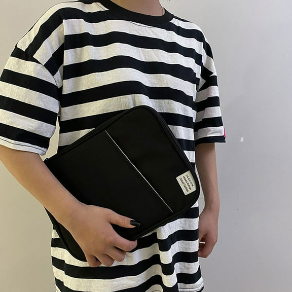 Gosuguu Nylon Tablet Sleeve Case for 11 Inch Tablets with Protective Padding and Storage Pockets