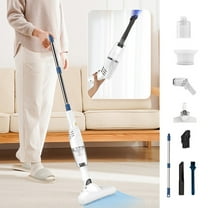 Gosuguu Vacuum Cleaner Wireless 6 in 1 Rechargeable wireless vacuum with Cleaning Brush Cordless Shower Scrubber with 30 Mins Long Runtime for Carpet and Hardwood Floor Car Hair