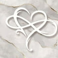 thumbnail image 1 of Gosuguu Wrought Iron Heart Wall Art Decor Indoor Metal Ornament for Home and Entryway, 1 of 1