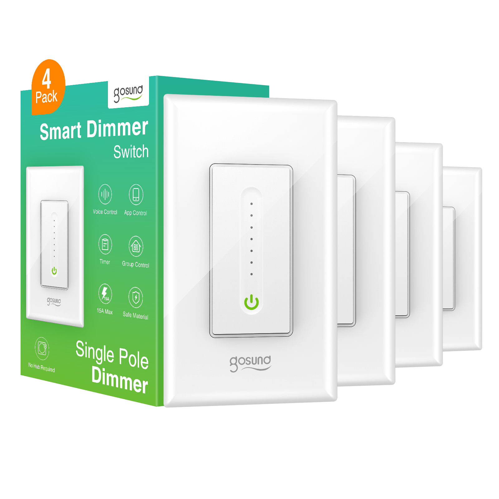 GE ZWave PlugIn Smart Lighting Dimmer, Hub Required, 12718