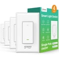 thumbnail image 1 of Gosund Smart Light Switch on-off in-Wall Single-Pole 15A White Wifi Smart Switch, 1 of 8