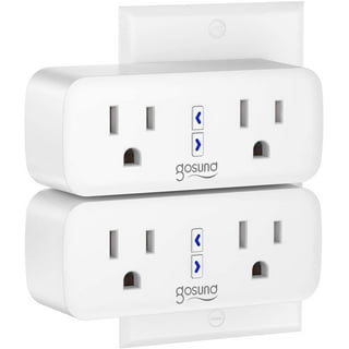 Topesel 2/4 Pack Smart Plug Mini Wifi Outlet Work with Google Home