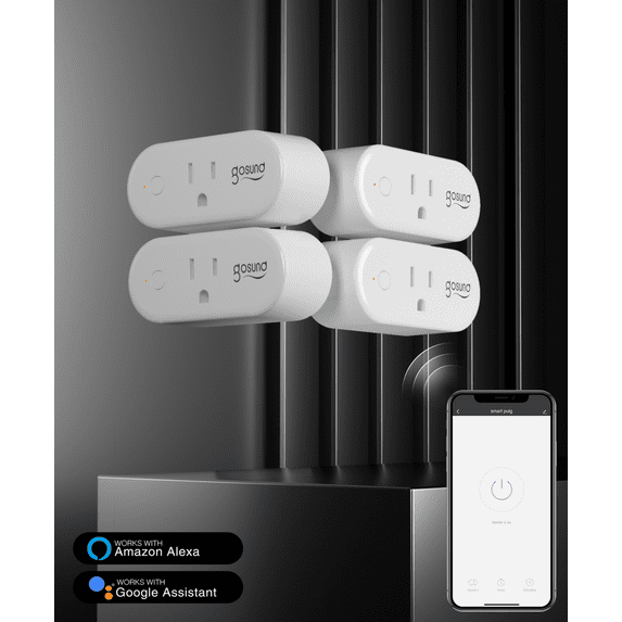 Gosund Wi-Fi Smart Plug 16A WP6-4 (4 Pack)